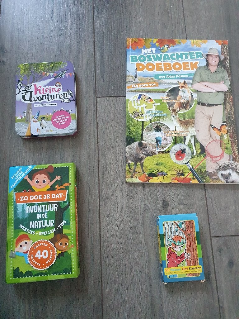 Spelletjes voor natuurliefhebbers, scouting, boswachter boek, Boeken, Ophalen of Verzenden, Zo goed als nieuw, Non-fictie