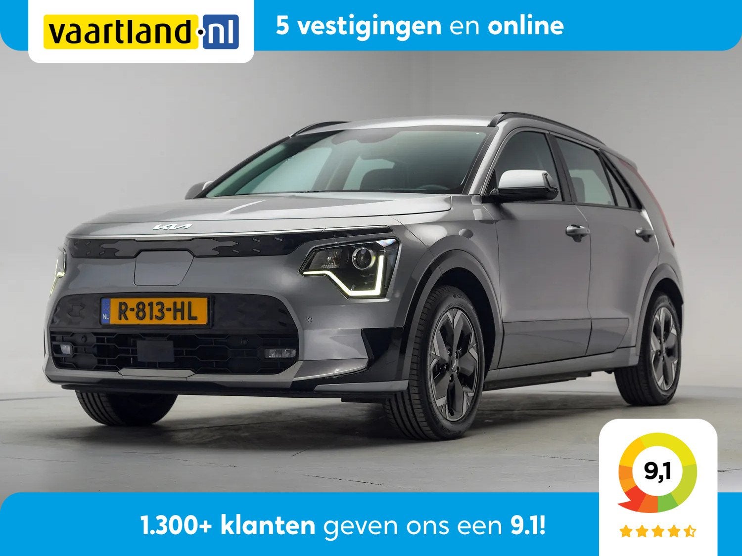 Kia e-Niro EV 64.8kWh DynamicLine NW-Model [ Navi Camera Hal, Auto's, Automaat, 8 kWh, 0 cilinders, Gebruikt