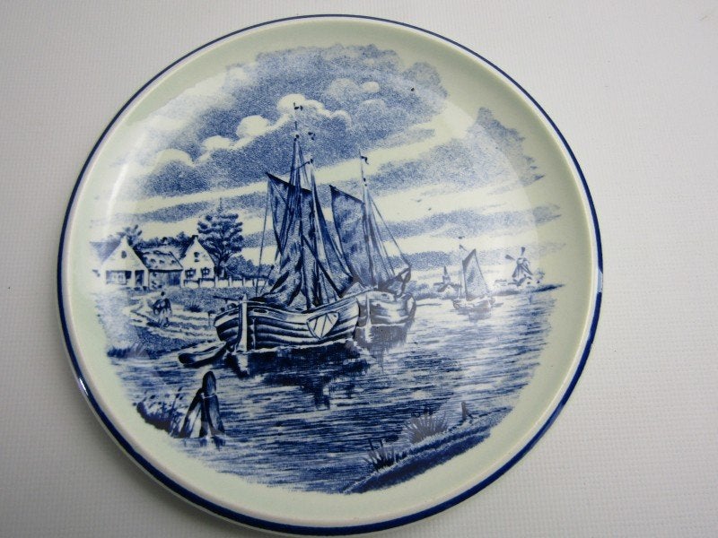 Wandbordjes MRL Boch Delfts, Ophalen of Verzenden