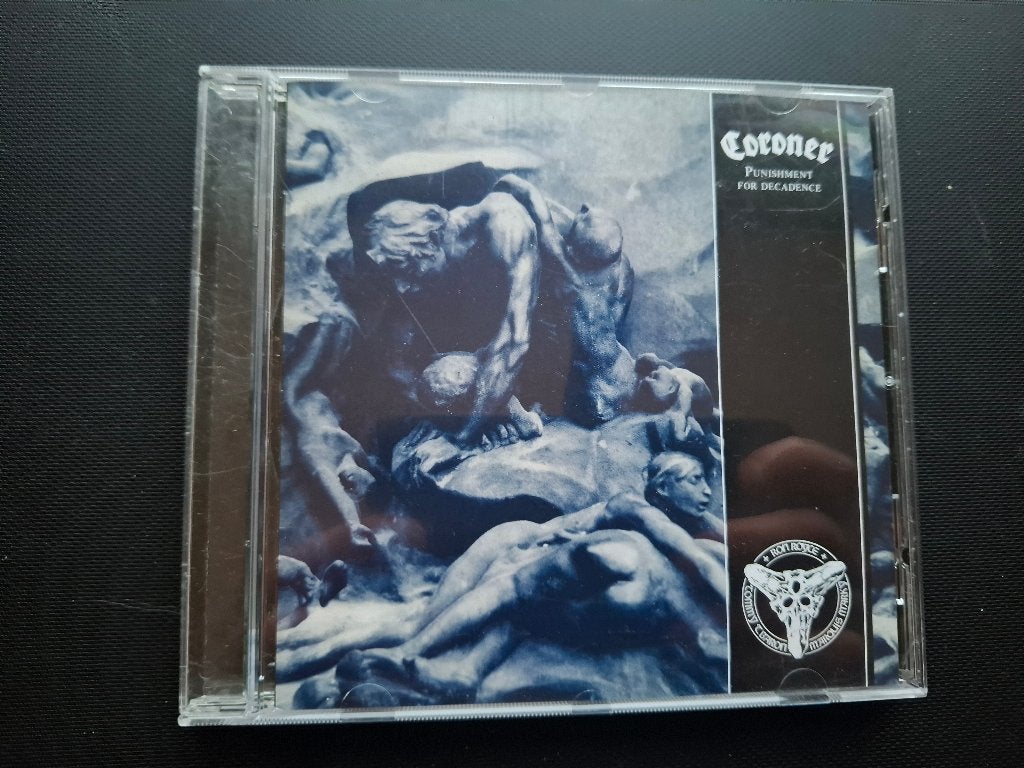 Cd Coroner – Punishment For Decadence. (1988), Thrash metal, Ophalen of Verzenden, Zo goed als nieuw, Inclusief doosje