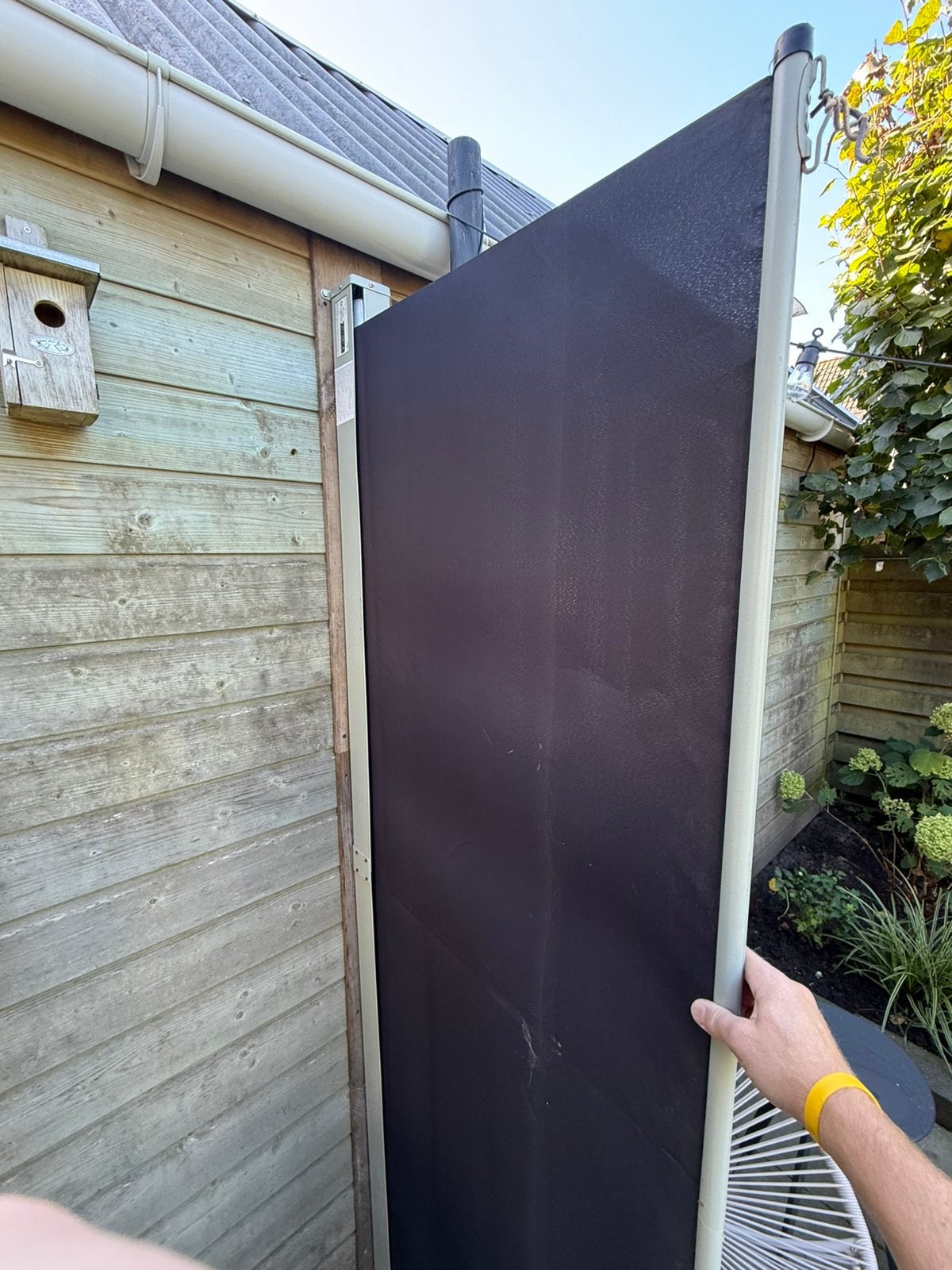 Windscherm (220x600cm) vidaXL, Tuin en Terras, Zonneschermen, Ophalen, 450 cm of meer, Zo goed als nieuw, 150 tot 300 cm