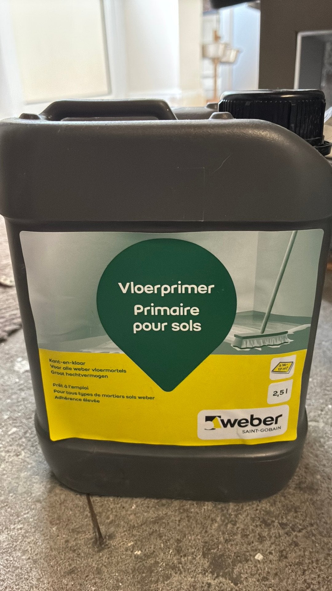Weber vloerprimer nieuw dicht, Ophalen, Nieuw