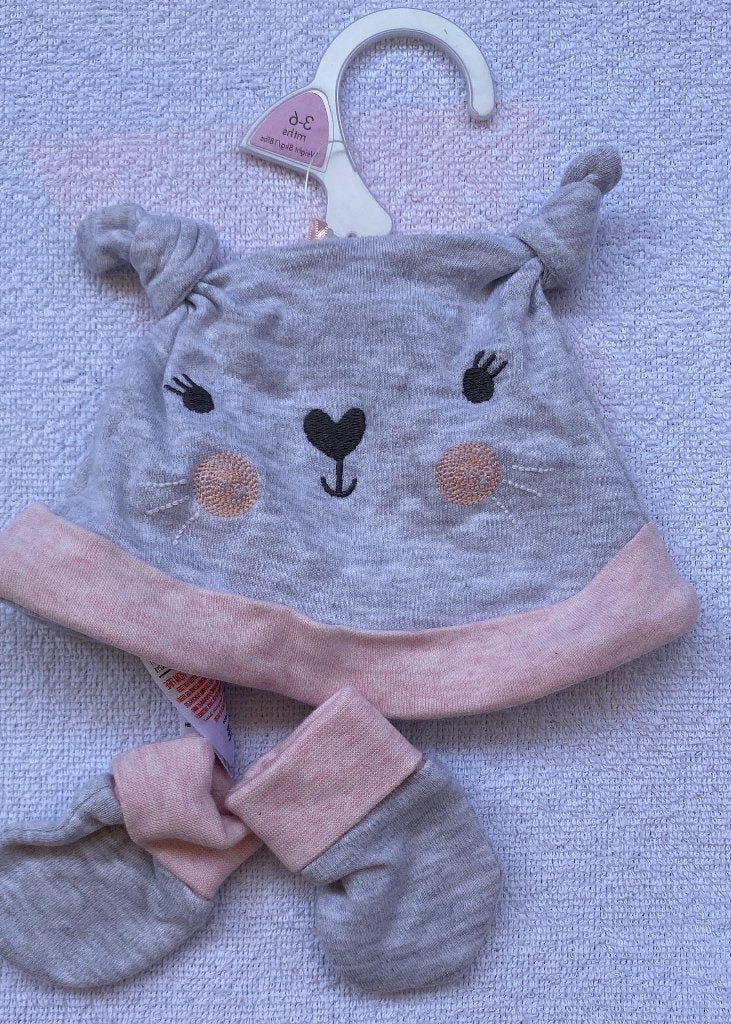 FRED & Flo muts en wandjes set maat 3-6 maanden, Kinderen en Baby's, Verzenden, Nieuw, Meisje, Setje