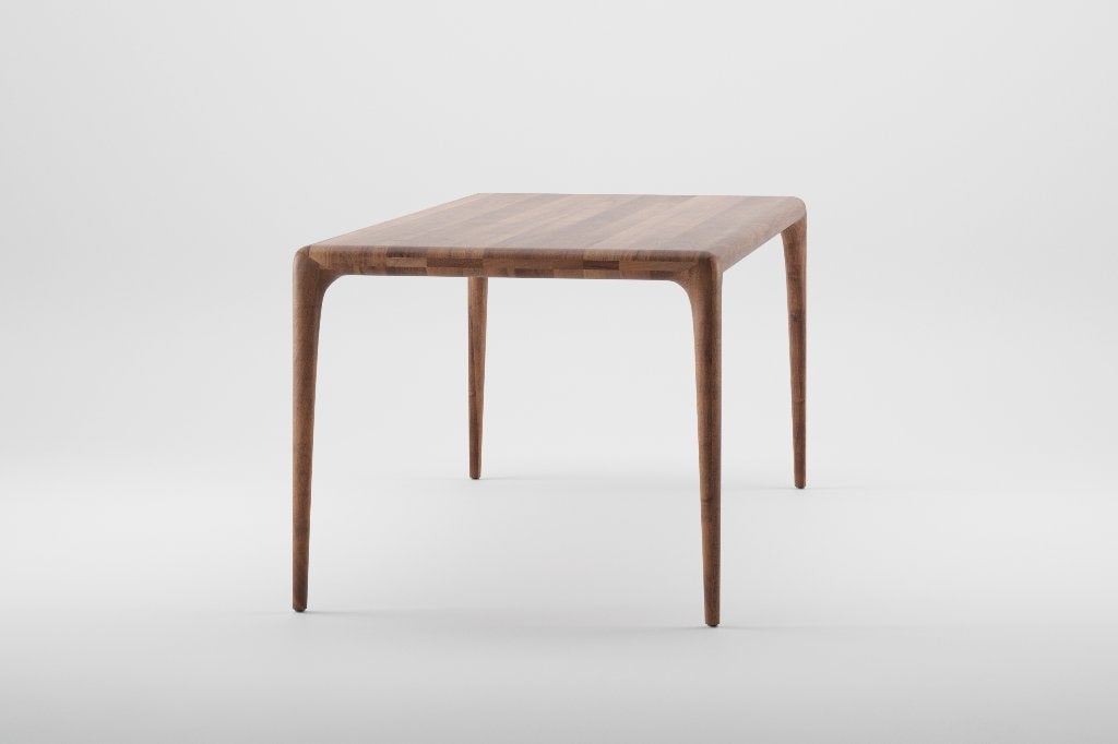 Artisan Latus eettafel – Europees walnoot, Ophalen, Overige materialen, 50 tot 100 cm, Vijf personen of meer