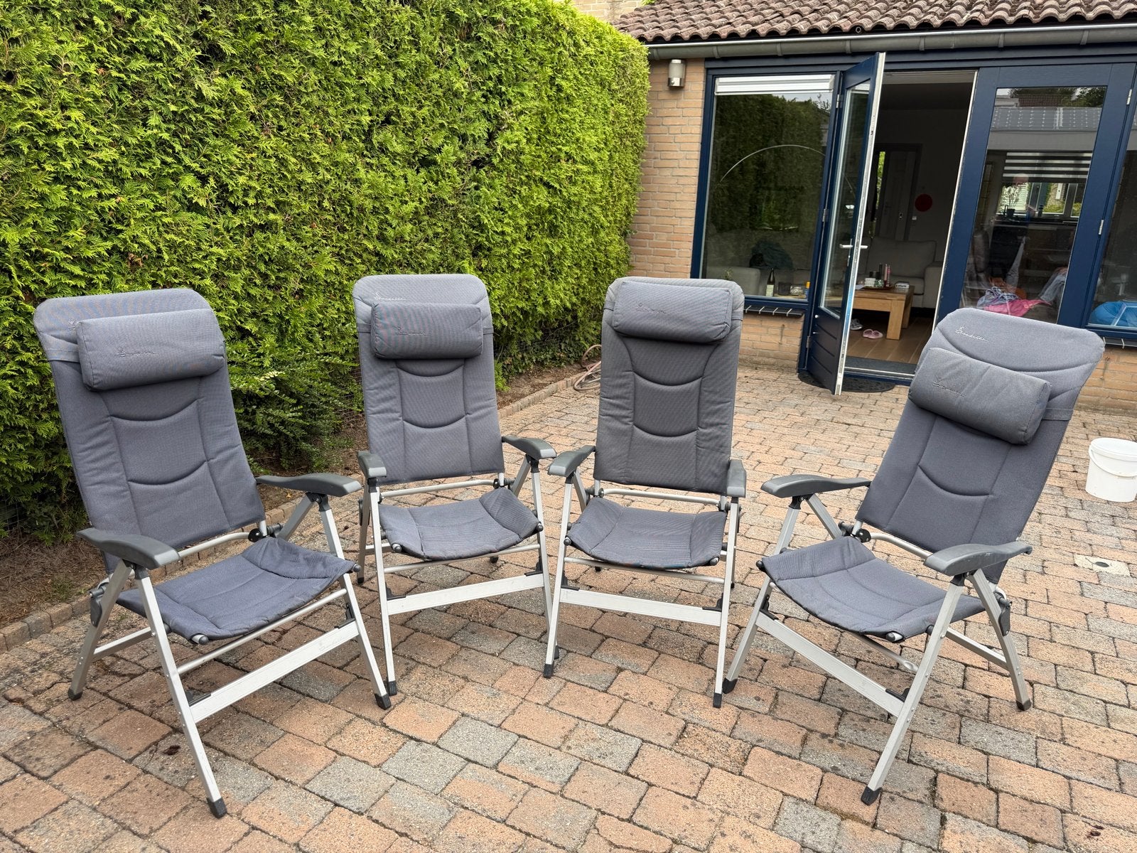 4 isabella  campingstoelen, Ophalen, Zo goed als nieuw, Campingstoel