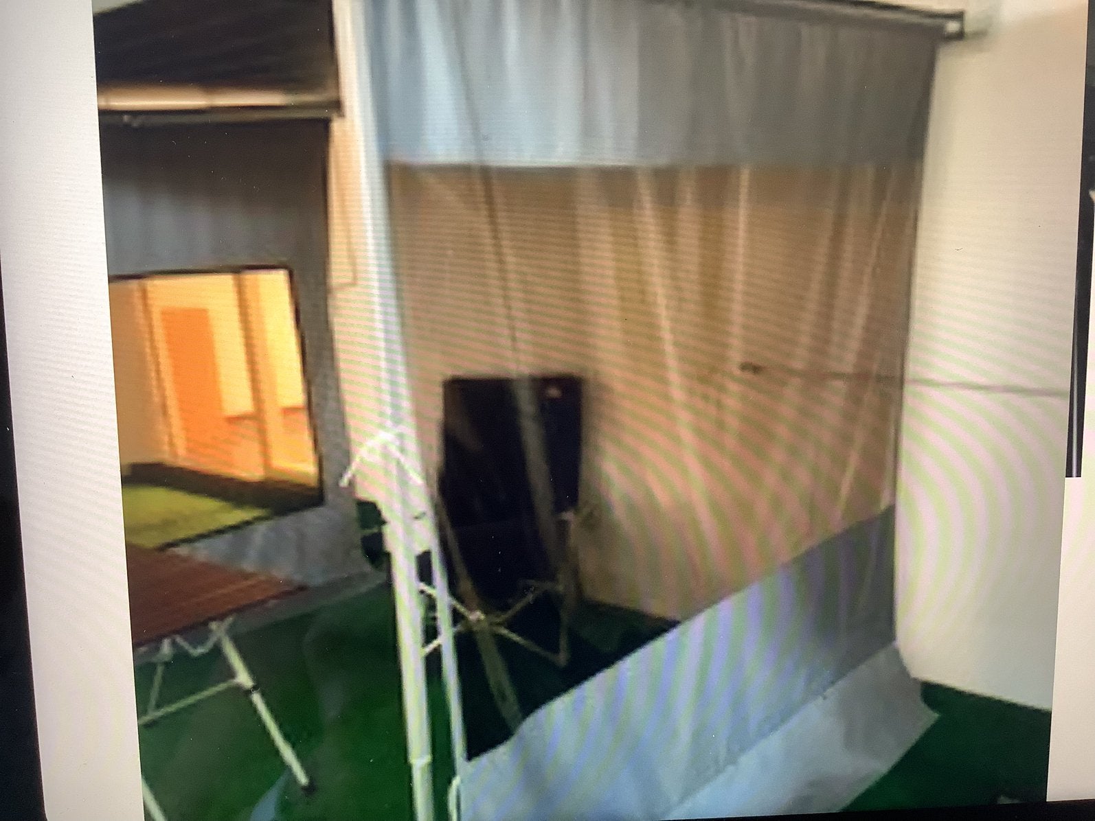 Luifelzijwand met raam voor VW camper california, Ophalen, Zo goed als nieuw