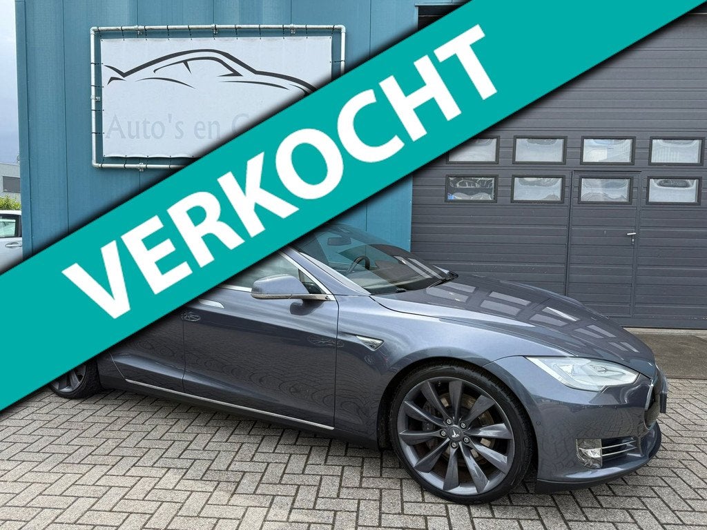 Tesla Model S 85D 423 pk SOH 90,1% Leder Elec Panoramadak 21, Auto's, Tesla, Gebruikt, 2084 kg, Vierwielaandrijving, Lichtsensor