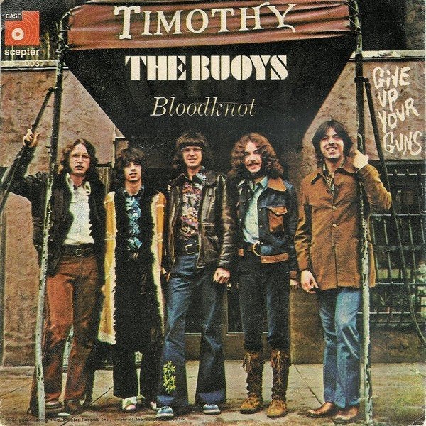 Maxi single vinyl  THE BUOYS – Give Up Your Guns (1972 - NL), Gebruikt, Verzenden, 7 inch, Rock en Metal