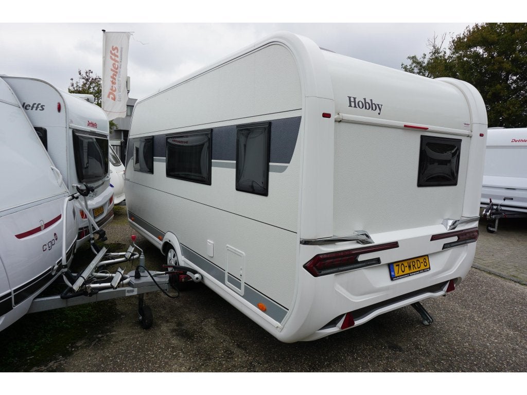 Hobby Excellent 460 SL Voortent + uitbouw, Hobby, Bedrijf, Treinzit, Tot en met 3
