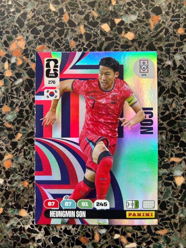 Heungmin Son Voetbal plaatje FIFA World Cup 2026, Ophalen of Verzenden, Nieuw, Plaatje