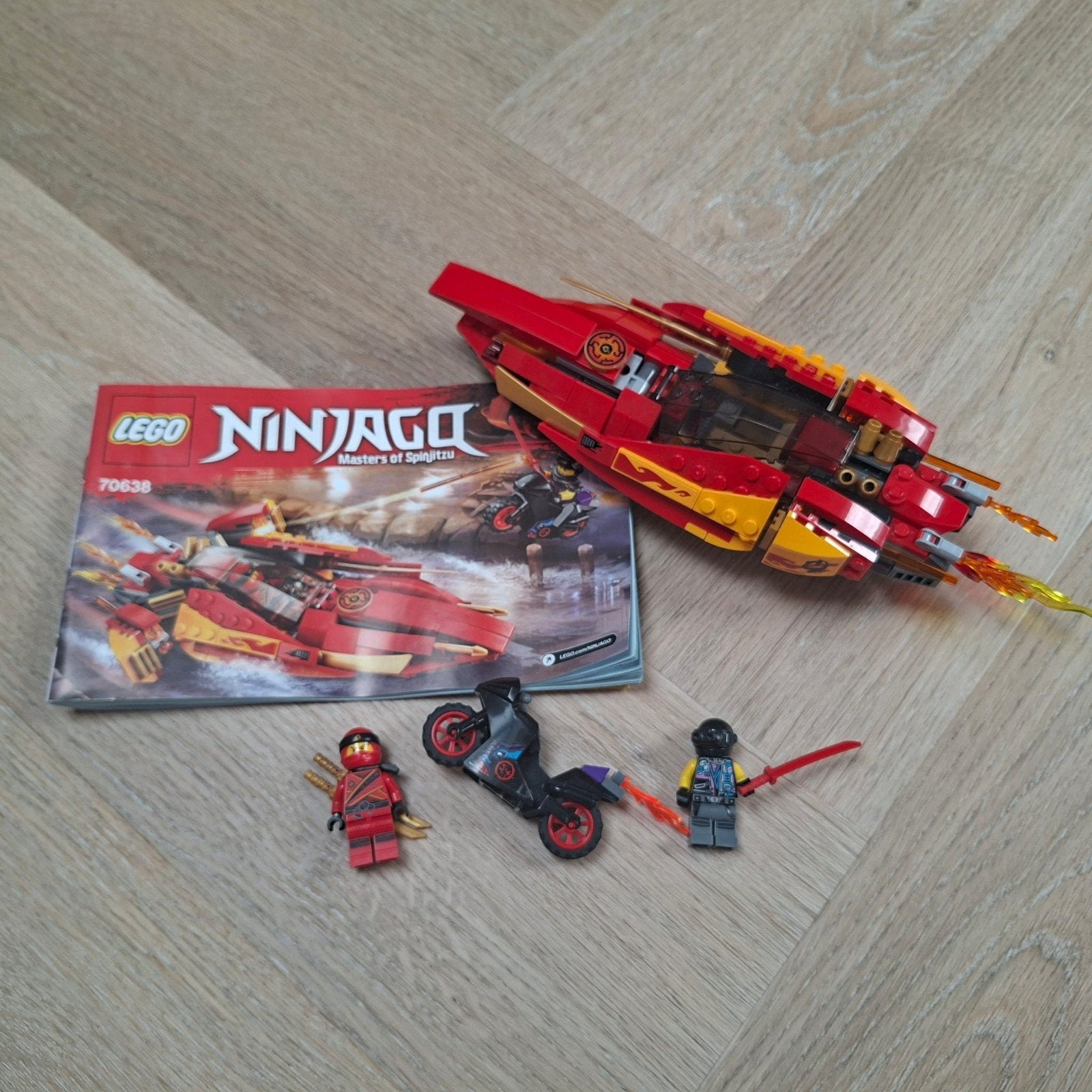 Lego Ninjago Kais Boat | set 70638, Lego, Ophalen of Verzenden, Zo goed als nieuw, Complete set