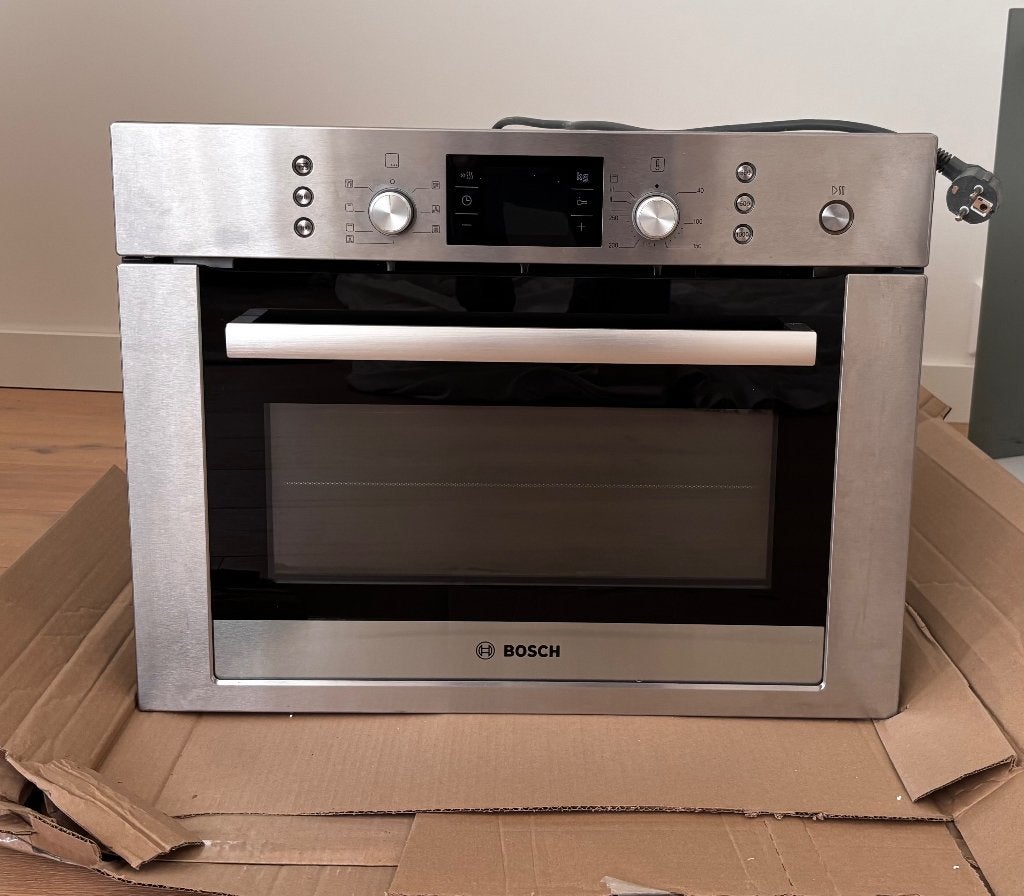 Bosch Magnetron/oven, Ophalen, Combimagnetron, Zo goed als nieuw, Inbouw