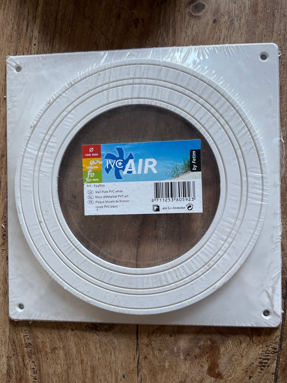 Nieuwe PVC Air Ventilatie Rooster 100 mm, Ophalen of Verzenden, Nieuw, Ventilator