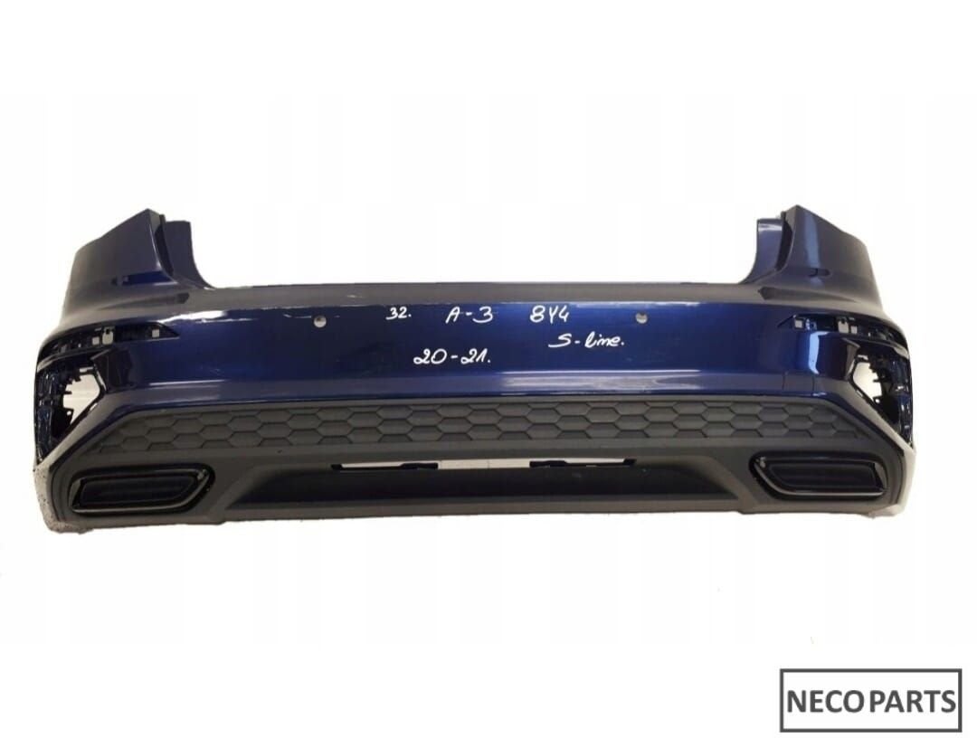 AUDI A3 S LİNE HB ACHTERBUMPER HB 2020-2021, Gebruikt, -, -, Achter