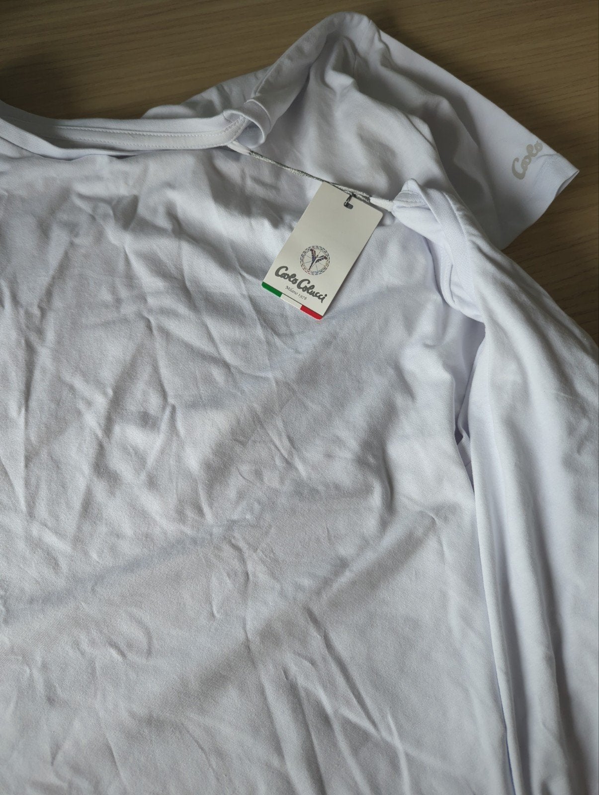 Carlo Colucci T-shirt 2-pack wit - Maat L, Ophalen of Verzenden