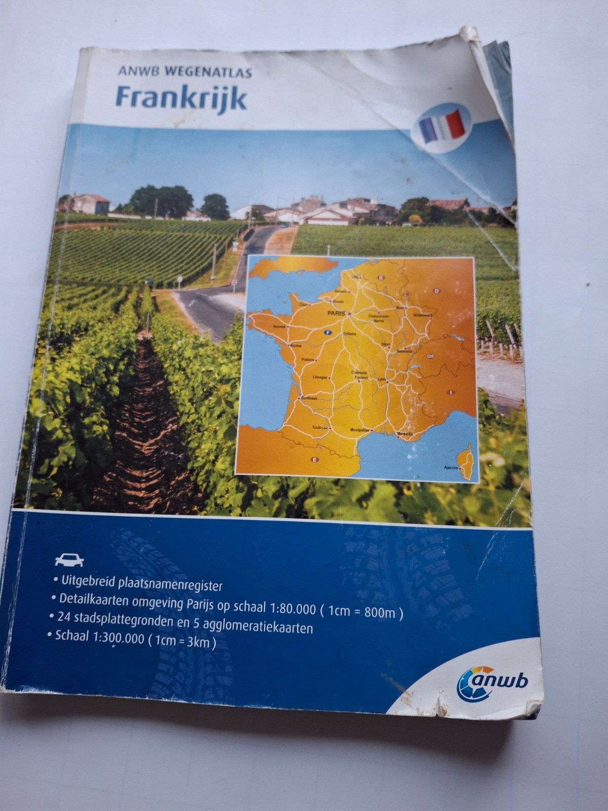 Frankrijk, Boeken, Atlassen en Landkaarten, 2000 tot heden, Ophalen of Verzenden, Landkaart, Zo goed als nieuw