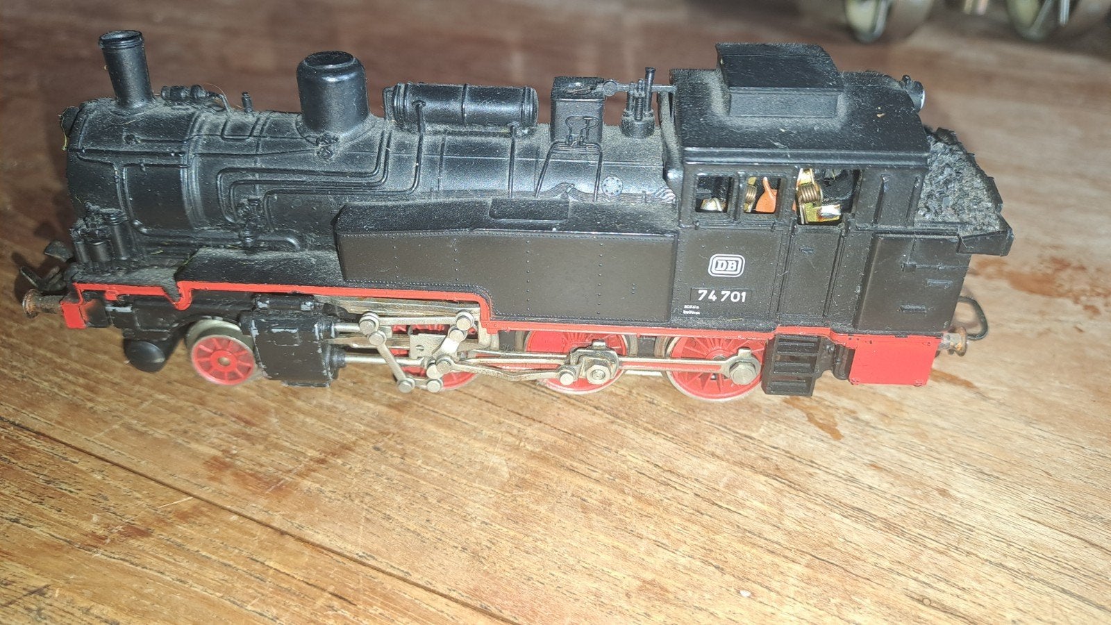Märklin Stoomlocomotief DB 74 701 - Gebruikt, Hobby en Vrije tijd, Wisselstroom, Gebruikt, Locomotief, Ophalen of Verzenden