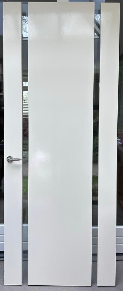 3 unieke binnendeuren met glas GRATIS, Ophalen, Gebruikt, 80 tot 100 cm, 215 cm of meer