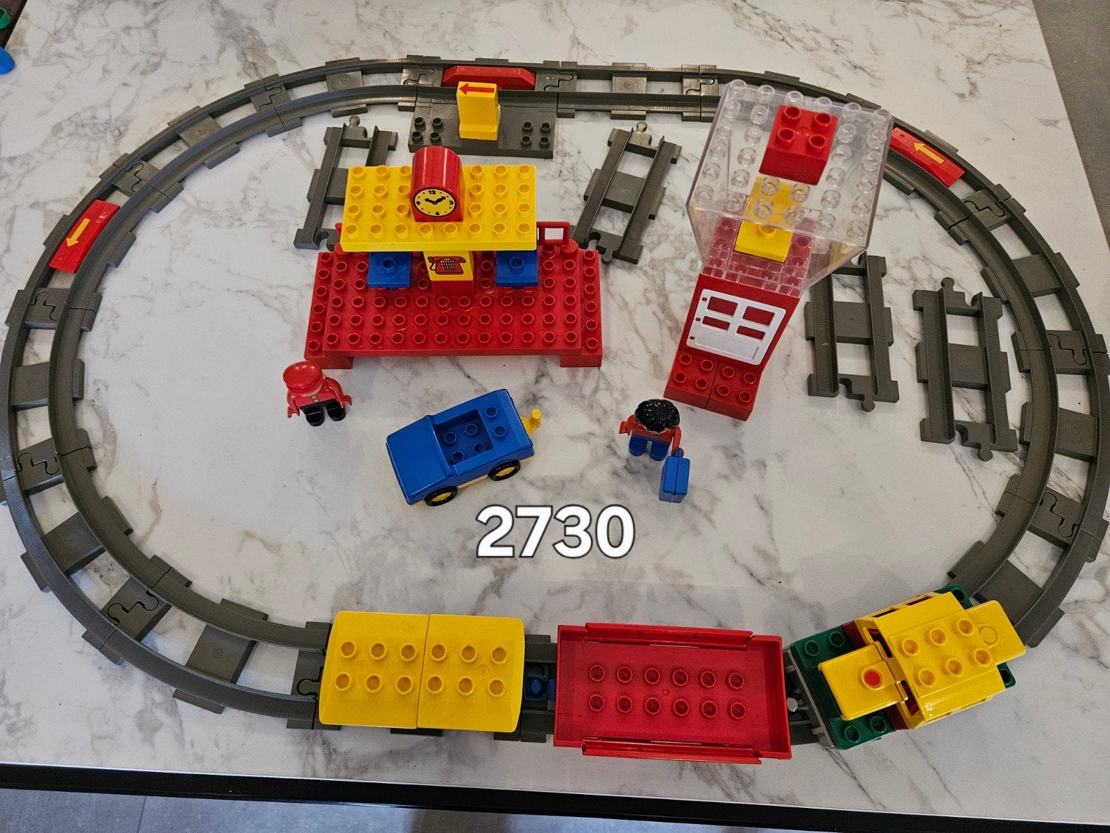 2730 Duplo Elektrische treinset compleet, Ophalen, Zo goed als nieuw, Duplo