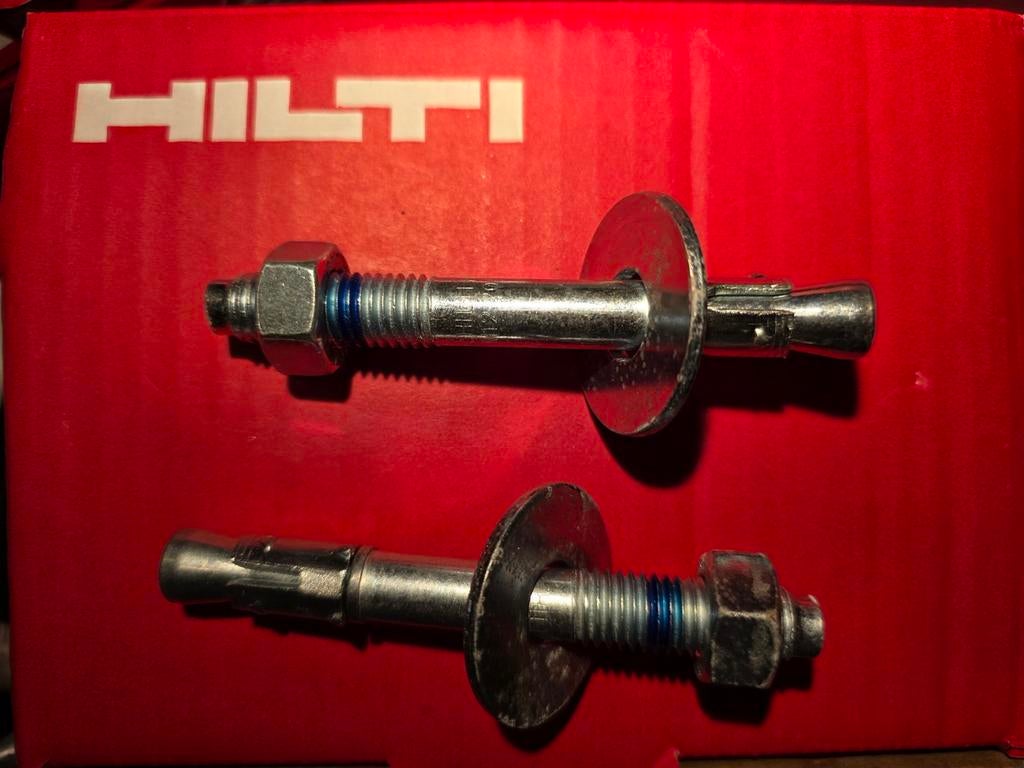 Hilti HSA M12x100 Beton Ankers - 16 stuks, Ophalen of Verzenden, Nieuw, 100 tot 250 mm, Overige typen