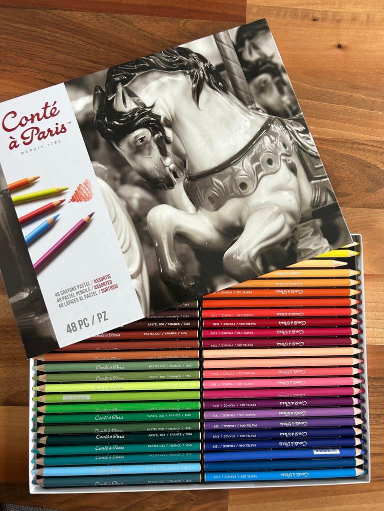Pastel potloden / pastel pencils, Ophalen of Verzenden, Zo goed als nieuw, Potlood of Stift
