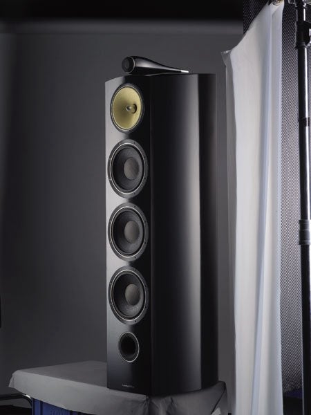 B&W 803D2 incl op maat gemaakte feet, Audio, Tv en Foto, Luidsprekers, Ophalen, Zo goed als nieuw, Bowers & Wilkins (B&W), 120 watt of meer