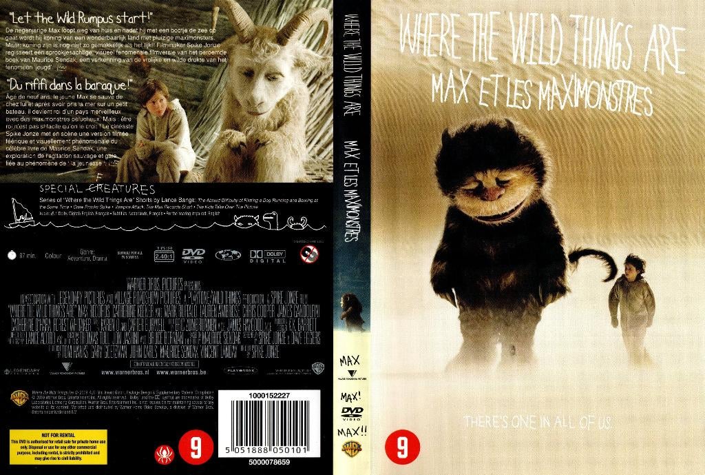 Where the wild things are, Vanaf 9 jaar, Ophalen of Verzenden, Zo goed als nieuw
