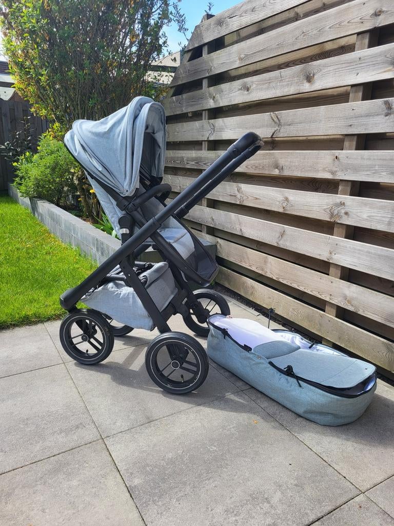 Dubatti one e3 kinderwagen met reiswieg, Ophalen, Gebruikt, Overige merken, Met reiswieg