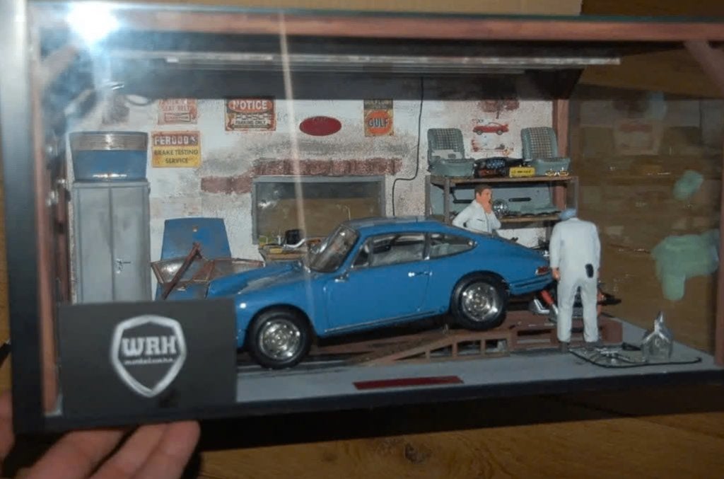 PORSCHE 901 DIORAMA LTD 36 Techno Classica CMC M-067DTC WRH, Verzenden, Zo goed als nieuw, Auto, Overige merken