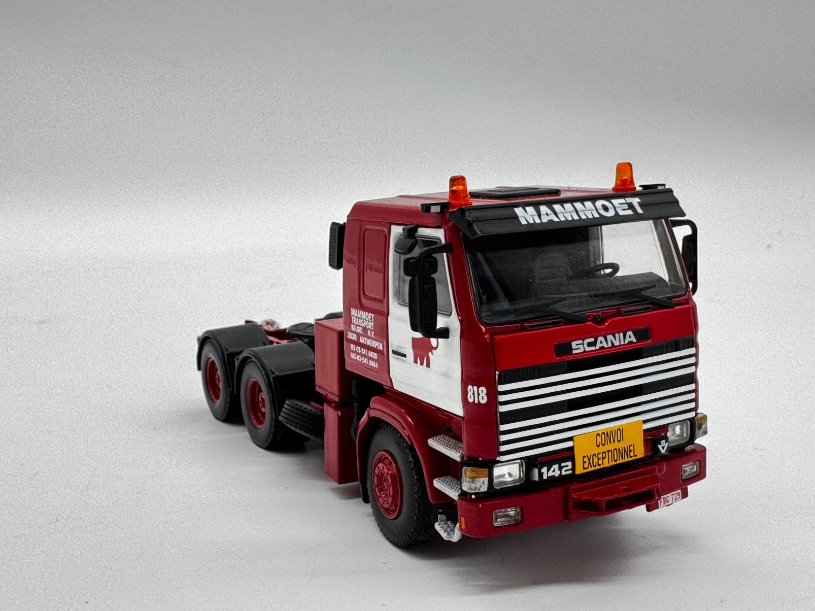 WSI SCANIA 142 MAMMOET, Hobby en Vrije tijd, Modelauto's | 1:50, ., Nieuw, Ophalen of Verzenden, .