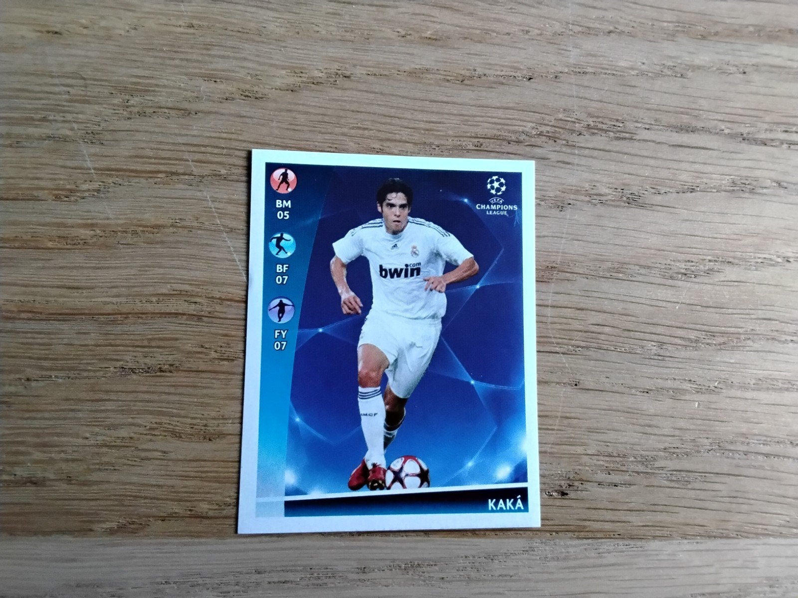 Panini Sticker Kaká Champions League 2009/2010, Verzamelen, Ophalen of Verzenden, Zo goed als nieuw, Poster, Plaatje of Sticker