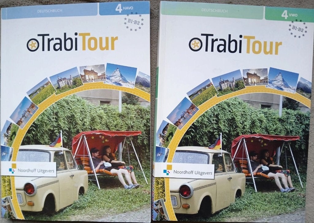 TrabiTour 2e editie 4 HAVO of 4 VWO FLEX Deutschbuch B1-B2, Zo goed als nieuw, Noordhoff Uitgevers, Overige niveaus, Verzenden