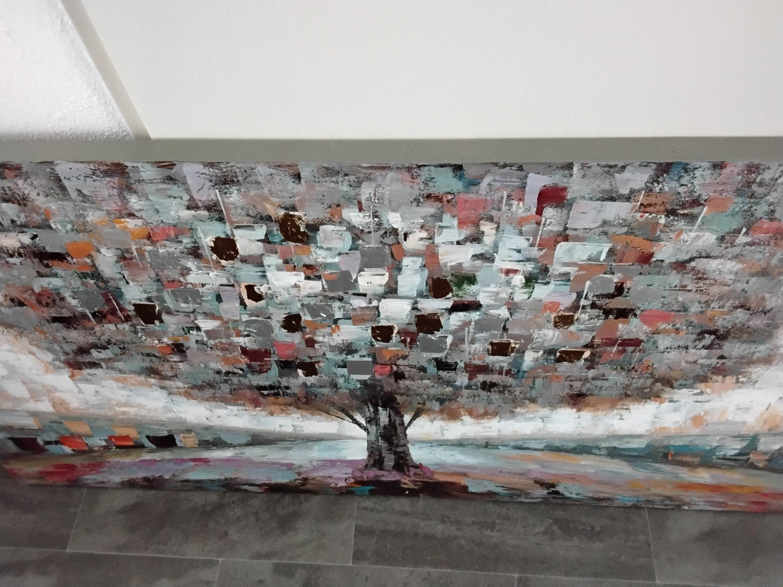 Groot Schilderij 'Levensboom' - Abstracte Kunst, Ophalen