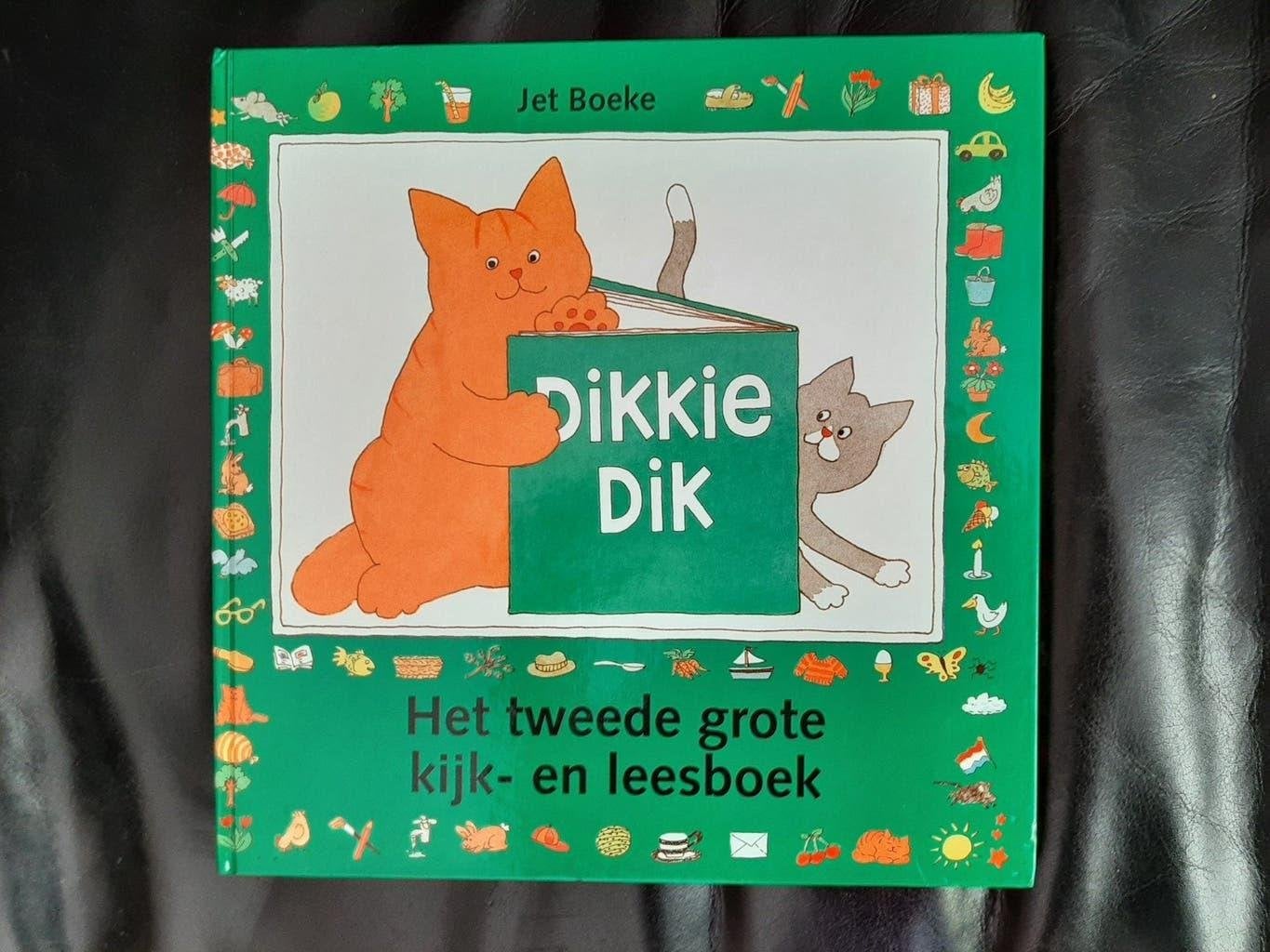 Het tweede grote Dikkie Dik kijk- en leesboek, Ophalen of Verzenden, Zo goed als nieuw, Jet Boeke, Fictie algemeen