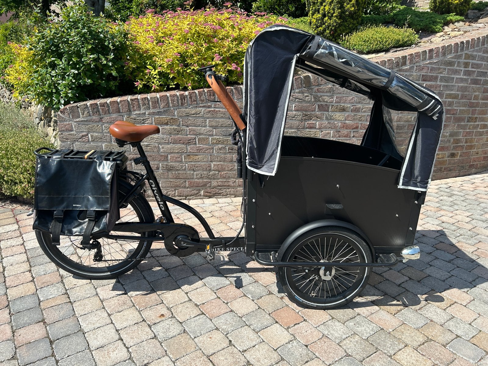 Bakfiets Qivelo City in zeer goede staat!, 4 kinderen of meer, Gebruikt, Elektrisch, Schijfrem