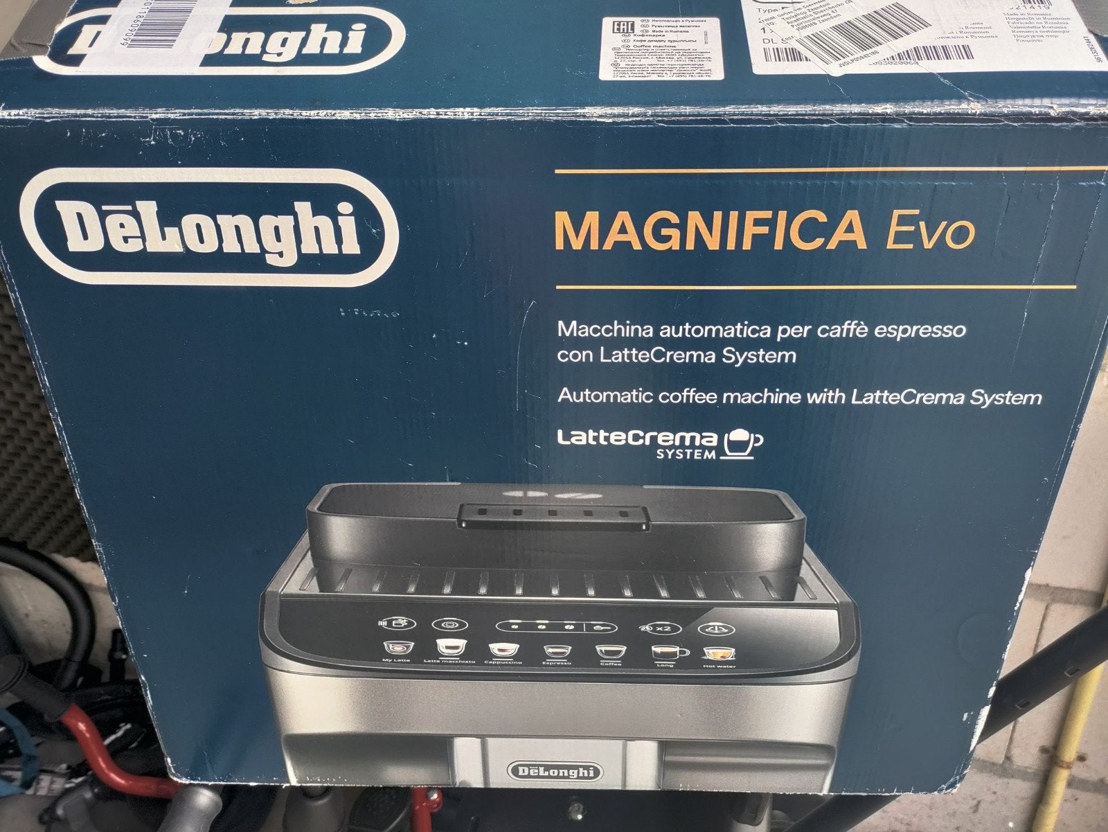 Foto 7 van De’Longhi Magnifica Evo met LatteCrema – zo goed als nieuw