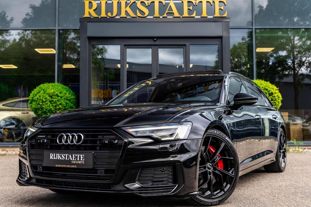 Audi A6 Avant 55 TFSIe Quattro Pro Line S Competition|PANO, Auto's, Audi, Automaat, Gebruikt, 4 cilinders, Zwart