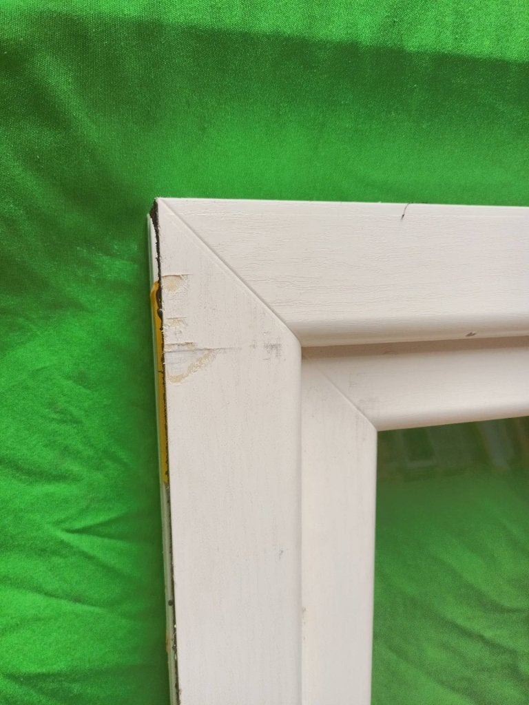 Kunststof Draaikiep kozijn b114 x h119 cm Wit   -2633-, Kunststof, Gebruikt, Raamkozijn, Niet ingevuld