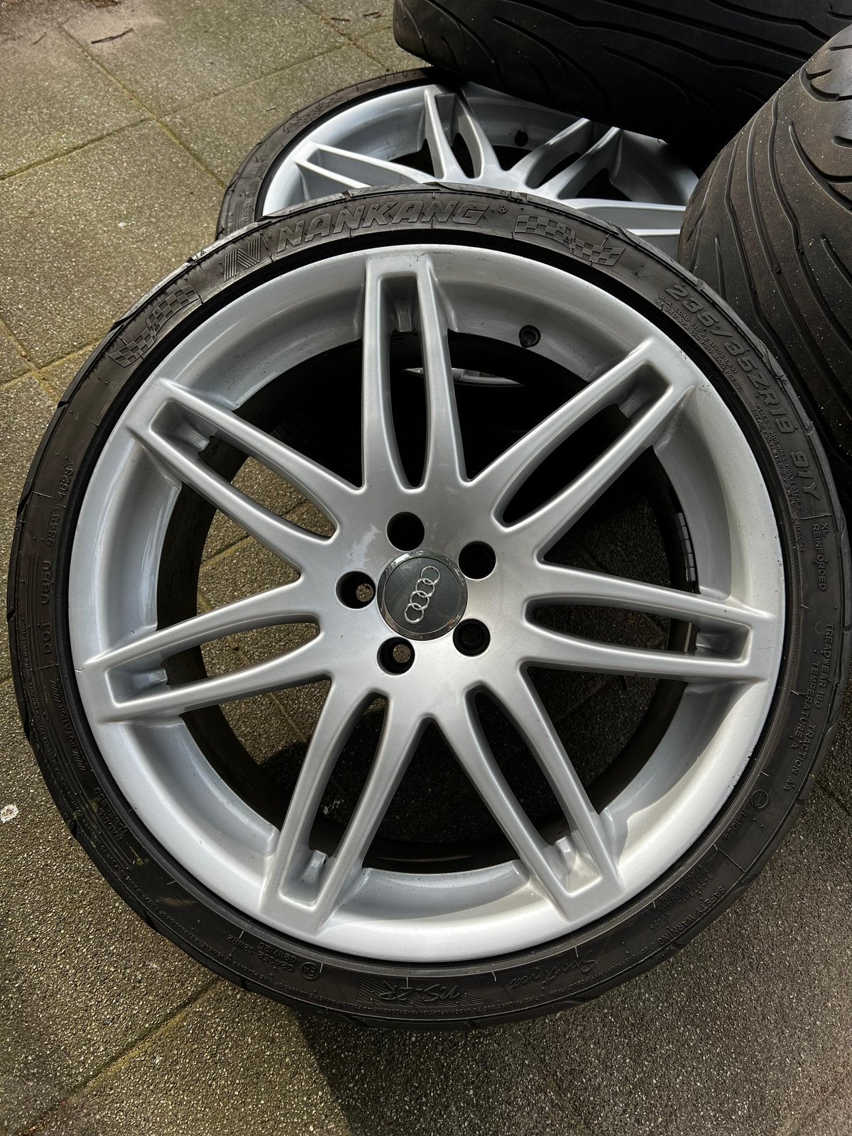 Audi 19 inch 5x100 et35 8j velgen, Ophalen, Zo goed als nieuw