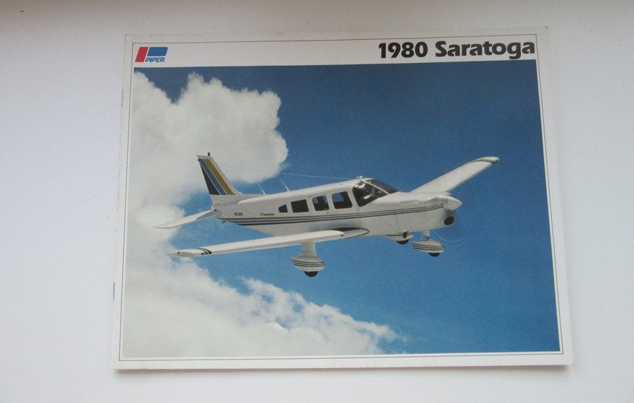 Piper brochure 1980 Saratoga, Verzenden, Gebruikt, Overige typen