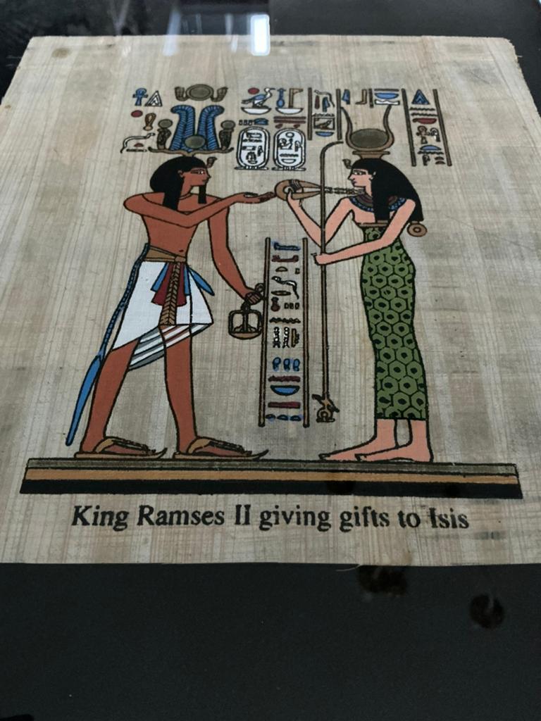 Egyptische afbeeldingen, Ophalen