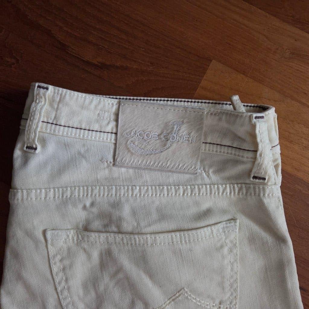 Jacob Cohën Jeans - Crèmekleurige spijkerbroek, Kleding | Heren, Spijkerbroeken en Jeans, Overige kleuren, Ophalen of Verzenden