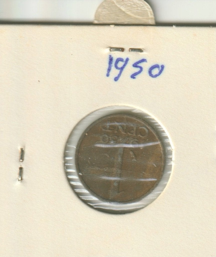 1 centen 1950 t/m 1980 in houder nederland, Verzenden, 1940 tot 1960
