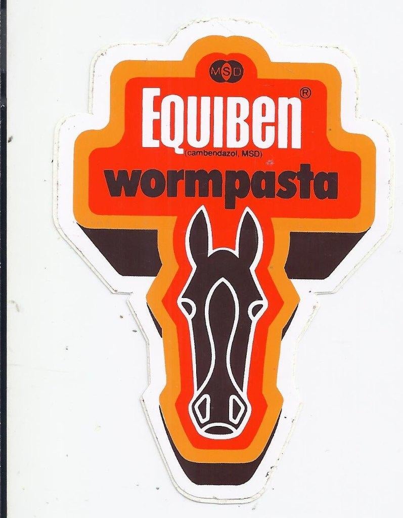 So204 sticker equiben wormpasta, Ophalen of Verzenden, Zo goed als nieuw, Overige typen