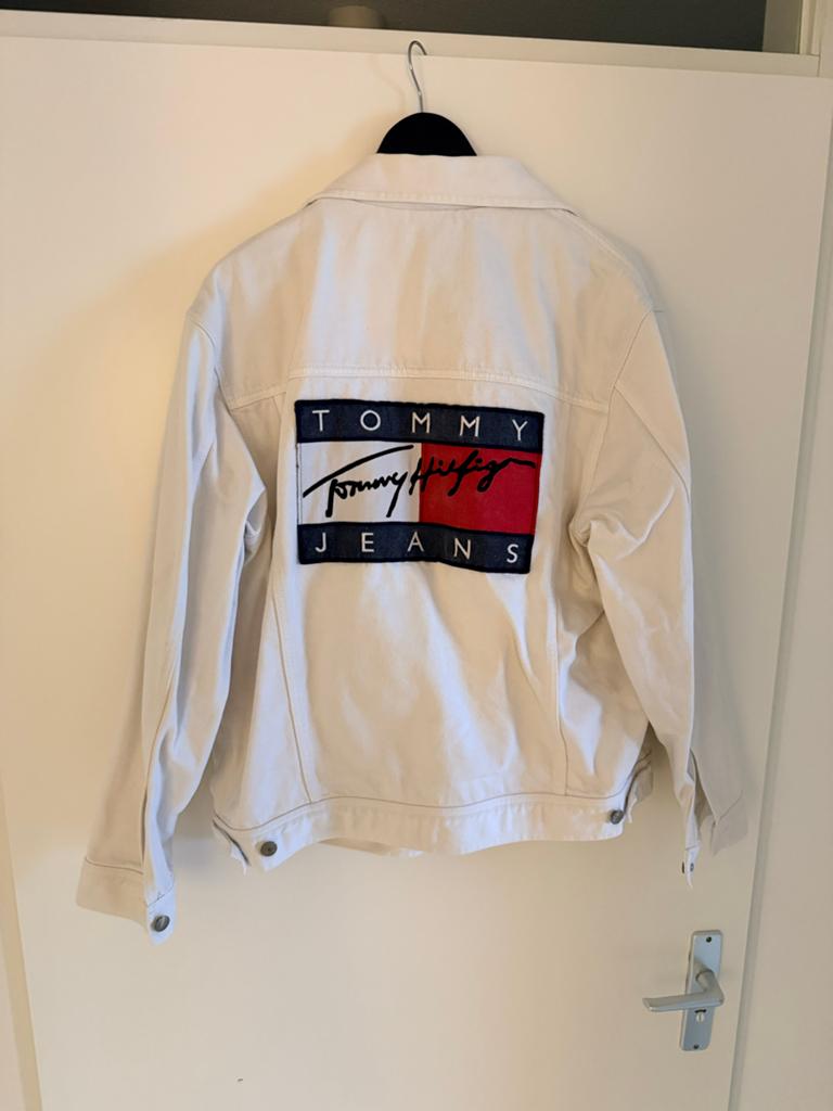Tommy Jeans 90s Denim Jacket - maat L, Kleding | Dames, Ophalen of Verzenden, Zo goed als nieuw, Blauw