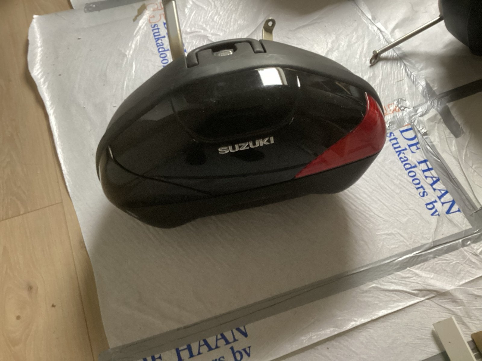 Suzuki DL 650 zij koffers met gebruikerssporen, Ophalen of Verzenden, Gebruikt
