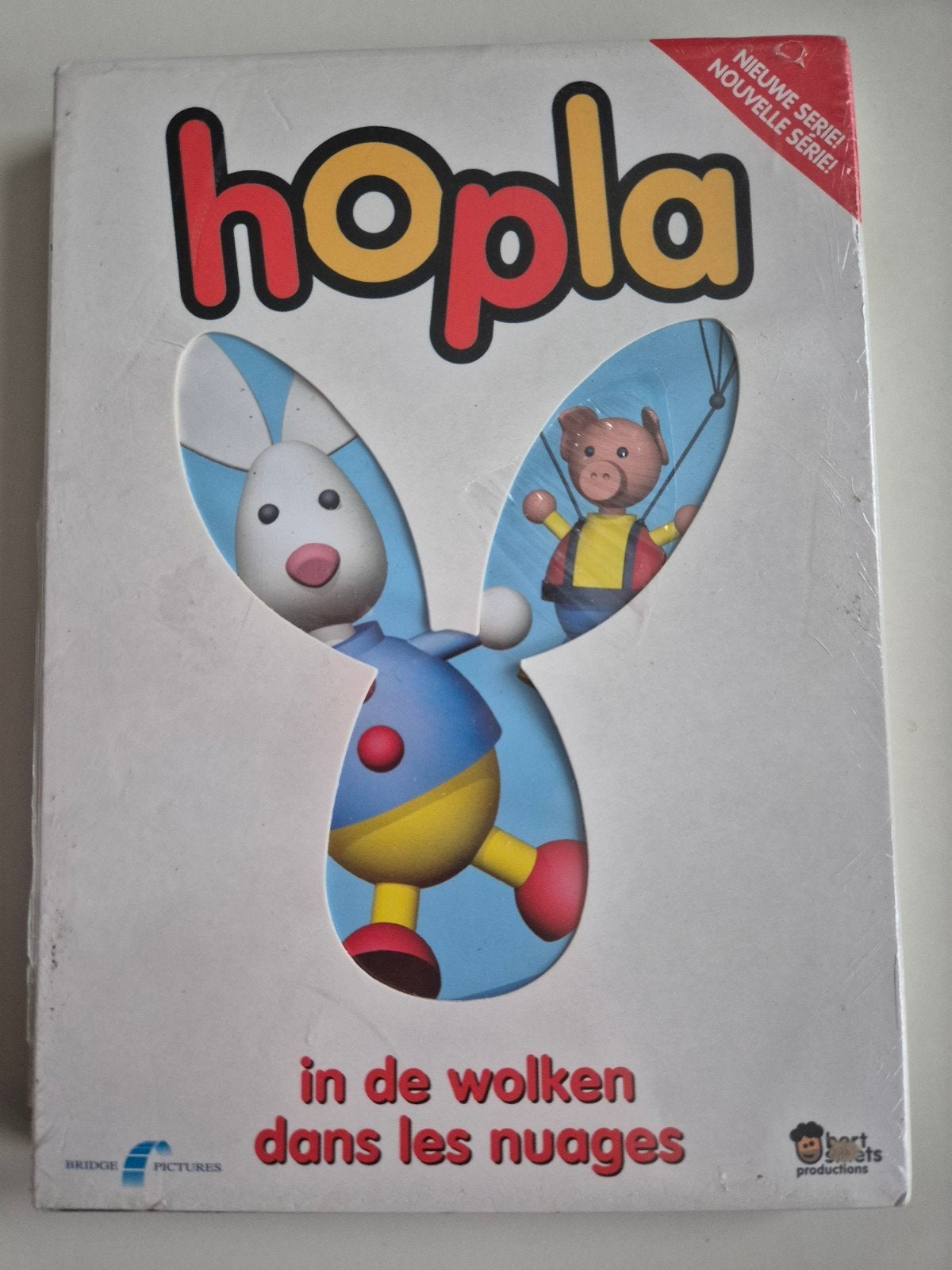 hopla in de wolken dvd, Cd's en Dvd's, Alle leeftijden, Inclusief doosje, Tv-serie, Zo goed als nieuw