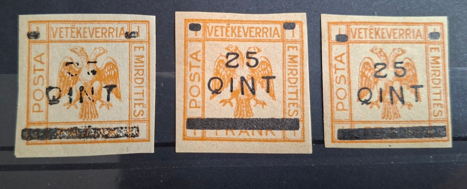 Albanië 1913. Cinderella Serie 4 !! Met opdruk, Verzenden, Overige landen