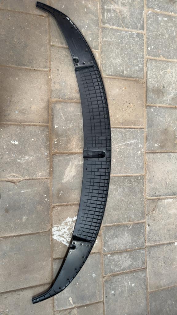 Zwarte splitter, voor BMW met M bumper., Voor, Nieuw, Ophalen of Verzenden, Bumper