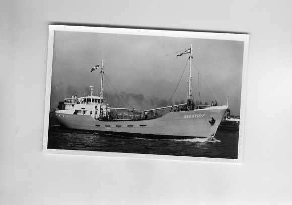 scheepvaart-,s GRAVENZANDE-coaster GEESTDYK-waling van geest, Ophalen of Verzenden, 1940 tot 1960, Zuid-Holland
